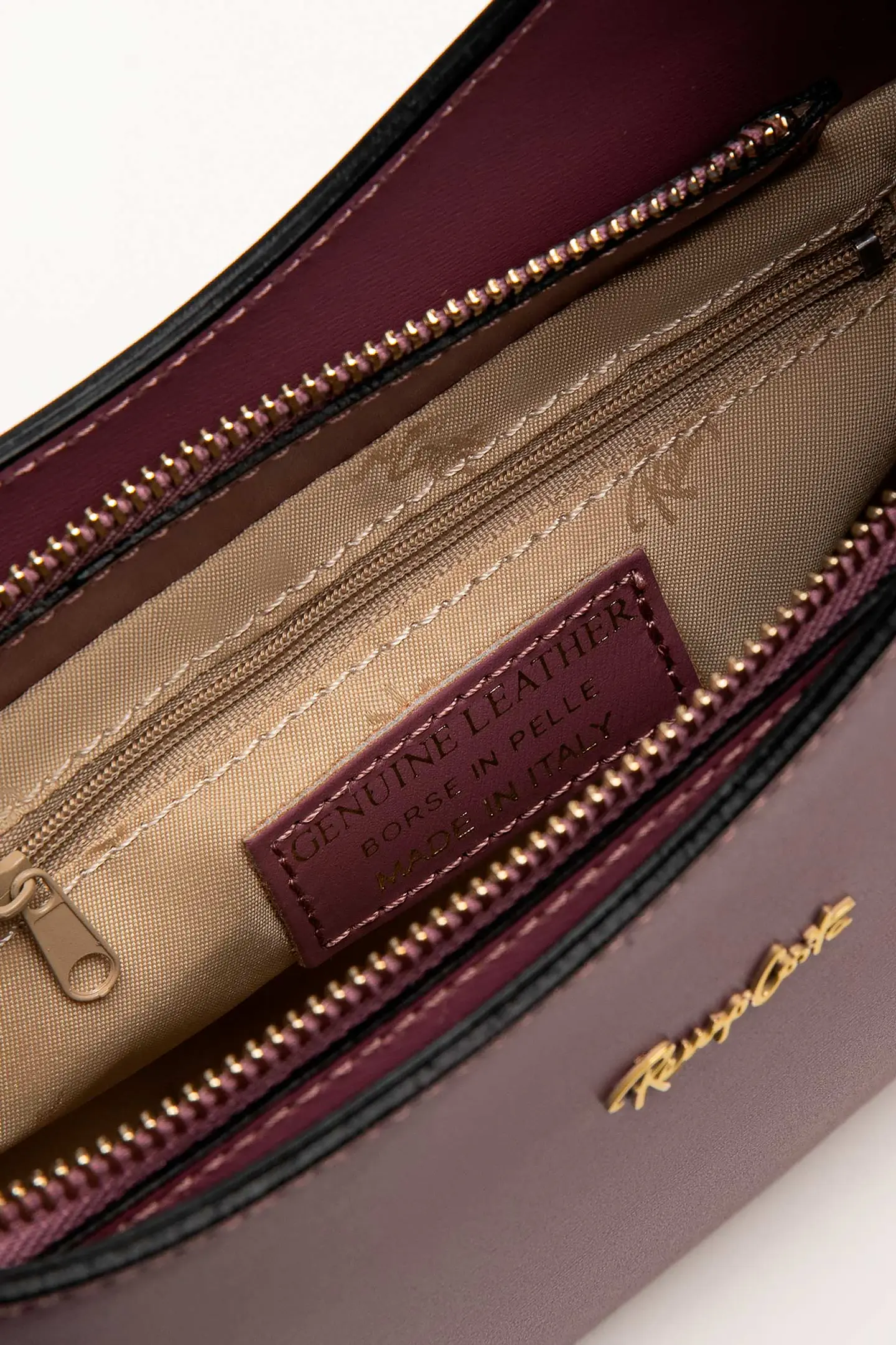 Cartera Cuero Hobo Chain 16