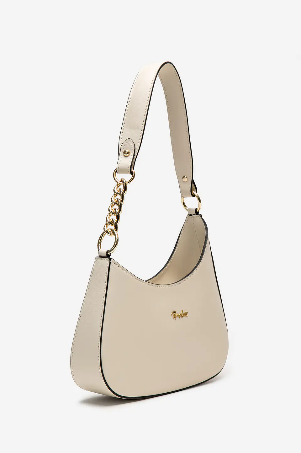 Cartera Cuero Hobo Chain 18