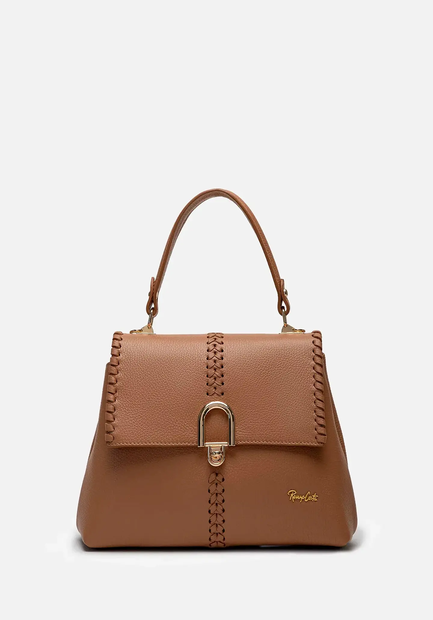 Cartera Cuero Espiga Satchel 24