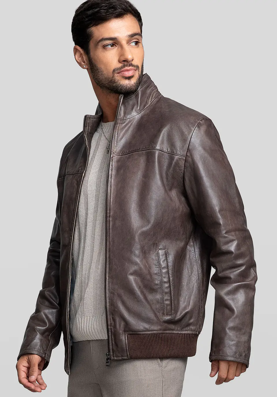 Casaca Cuero Hudson 42