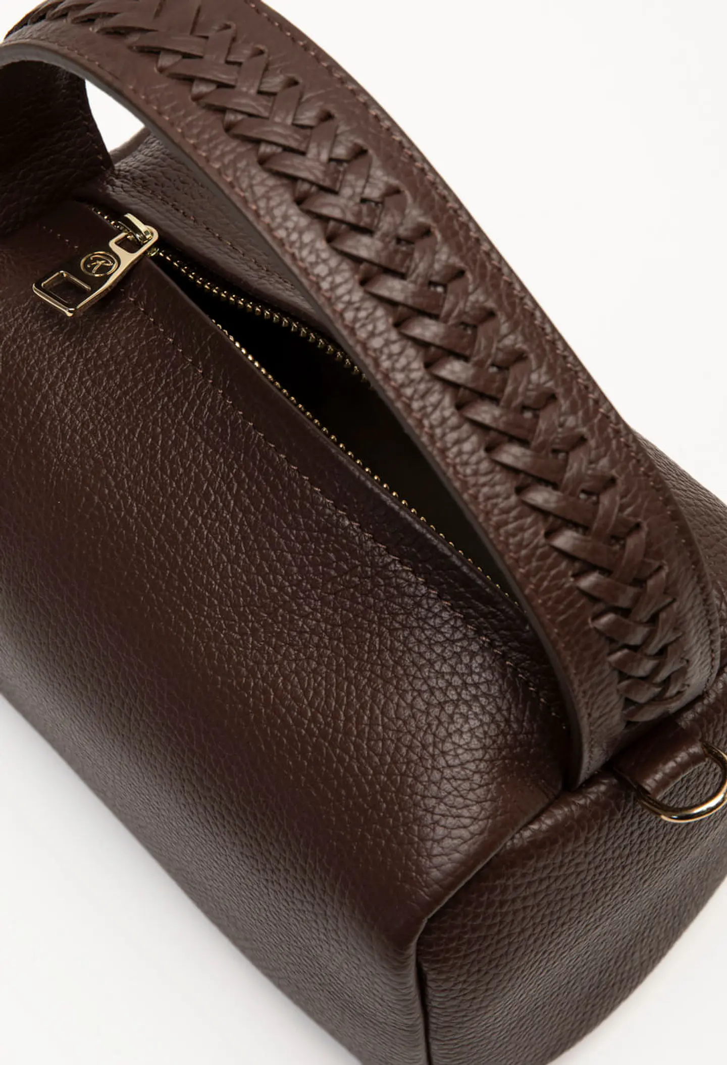 Cartera Cuero Small Trenza 20
