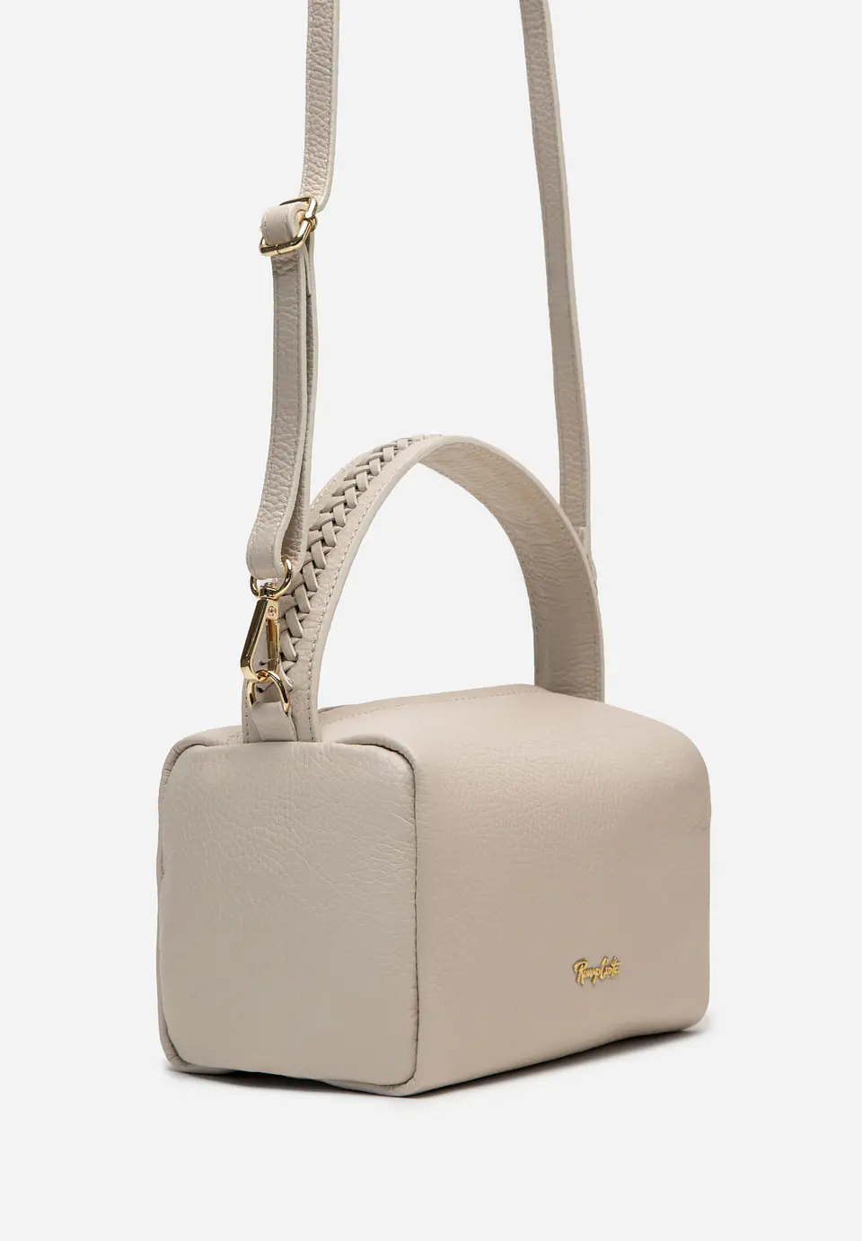 Cartera Cuero Small Trenza 25
