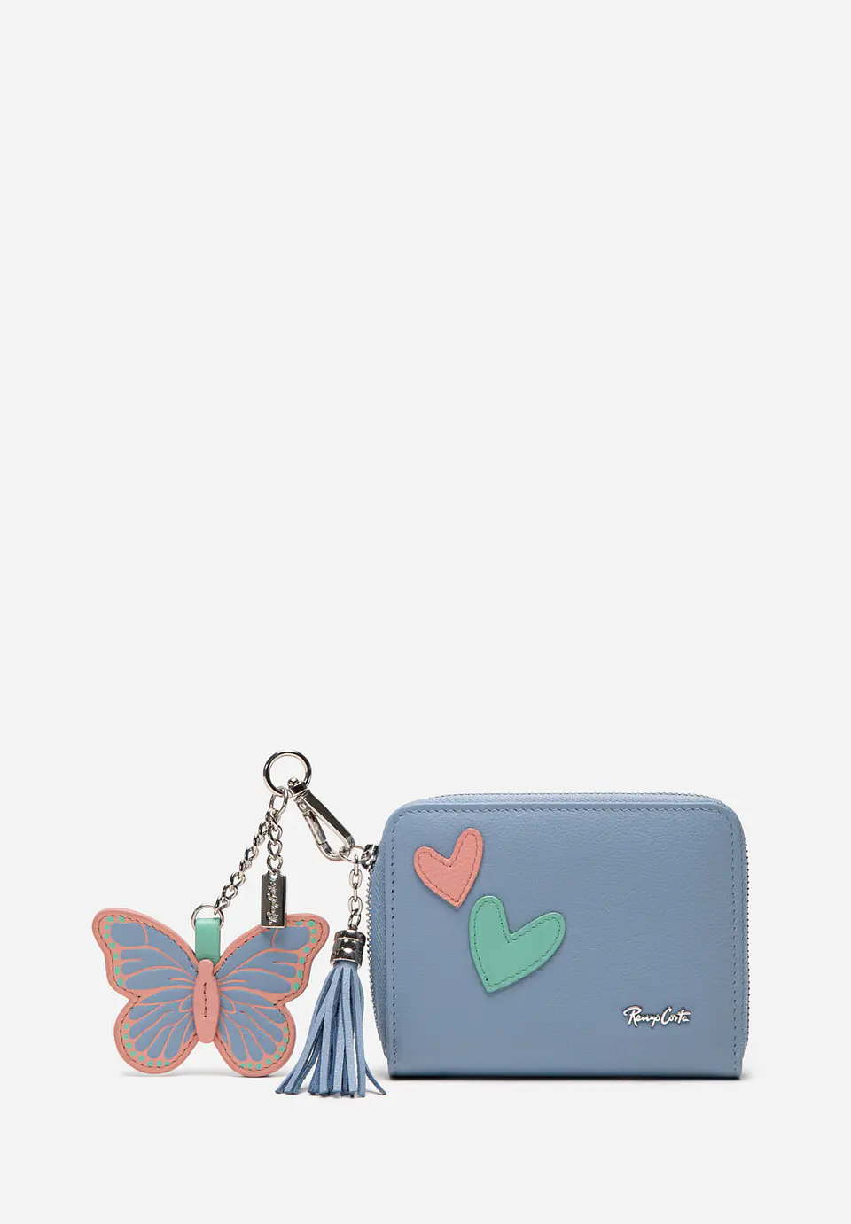 Set Monedero Cuero Butterfly Pop 3