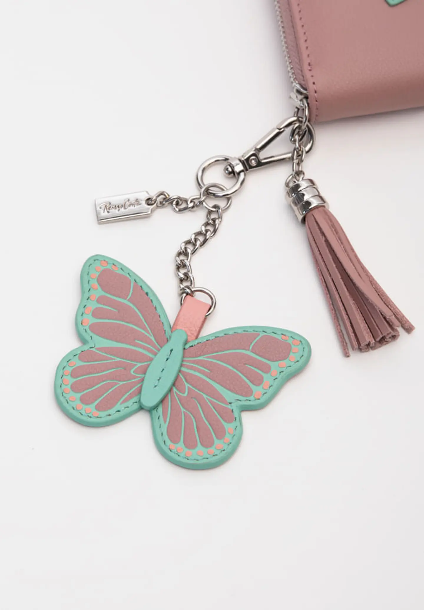 Set Monedero Cuero Butterfly Pop 7
