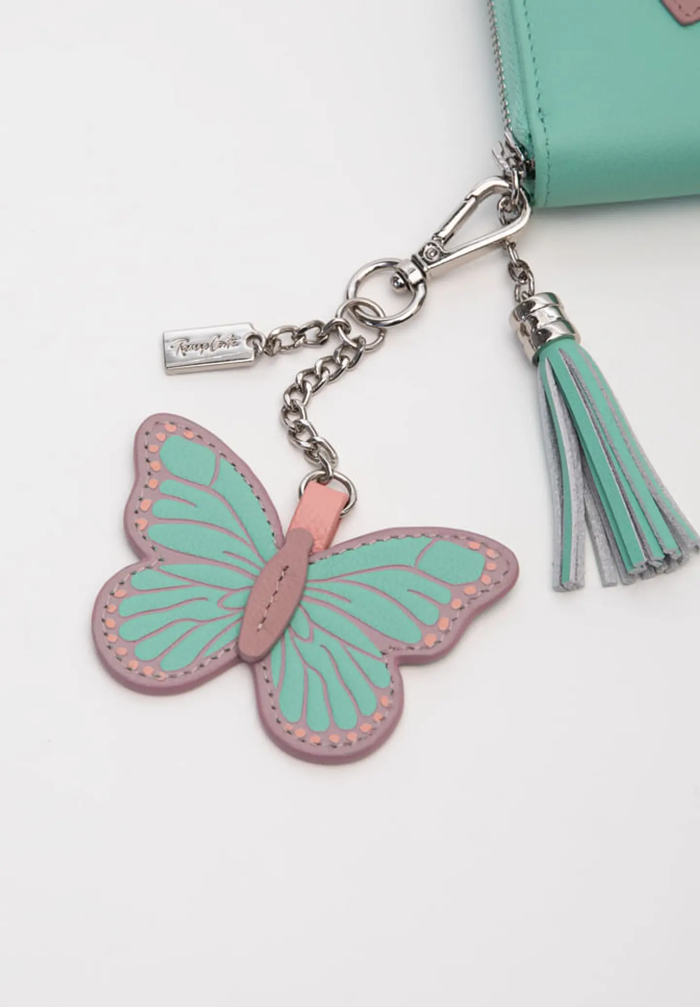 Set Monedero Cuero Butterfly Pop 17