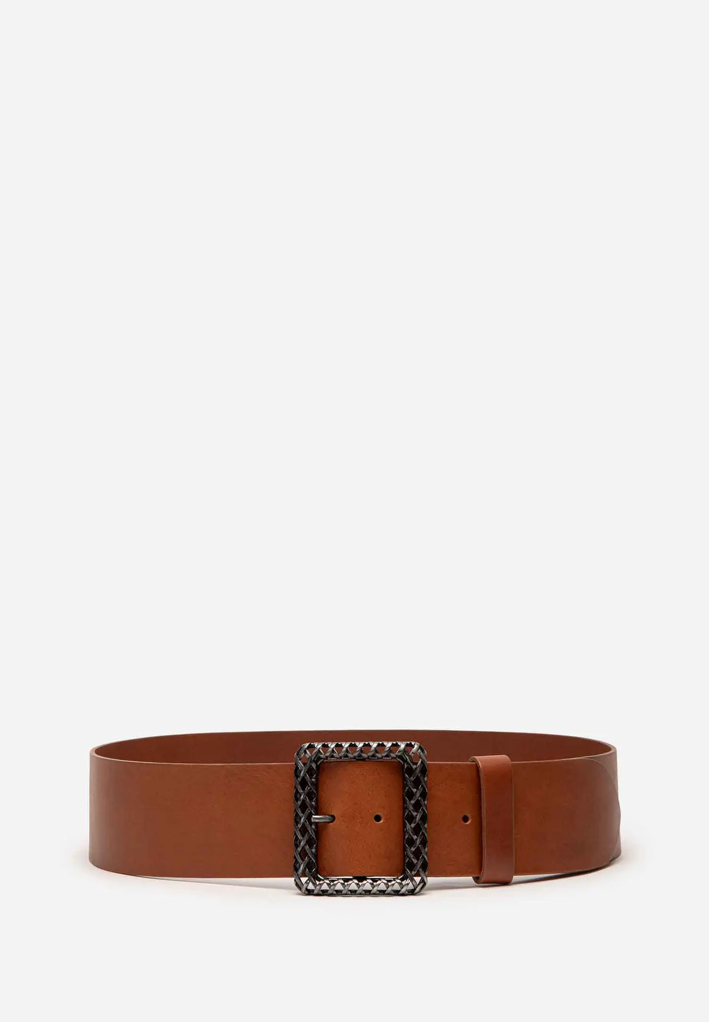 Correa Cuero Metal Woven 69