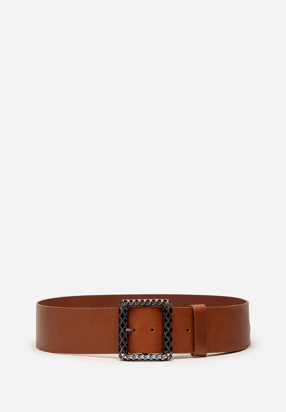 Correa Cuero Metal Woven 80