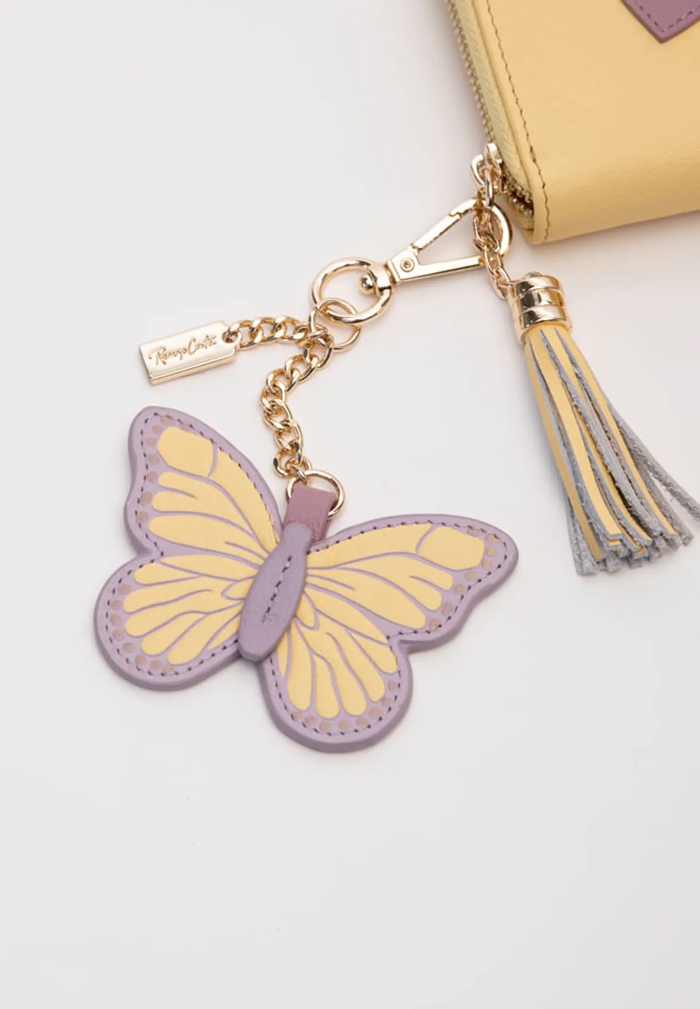 Set Monedero Cuero Butterfly Pop 22