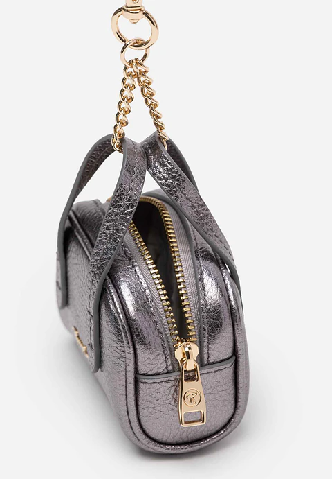 Charm Cuero Mini Bag Metallic
