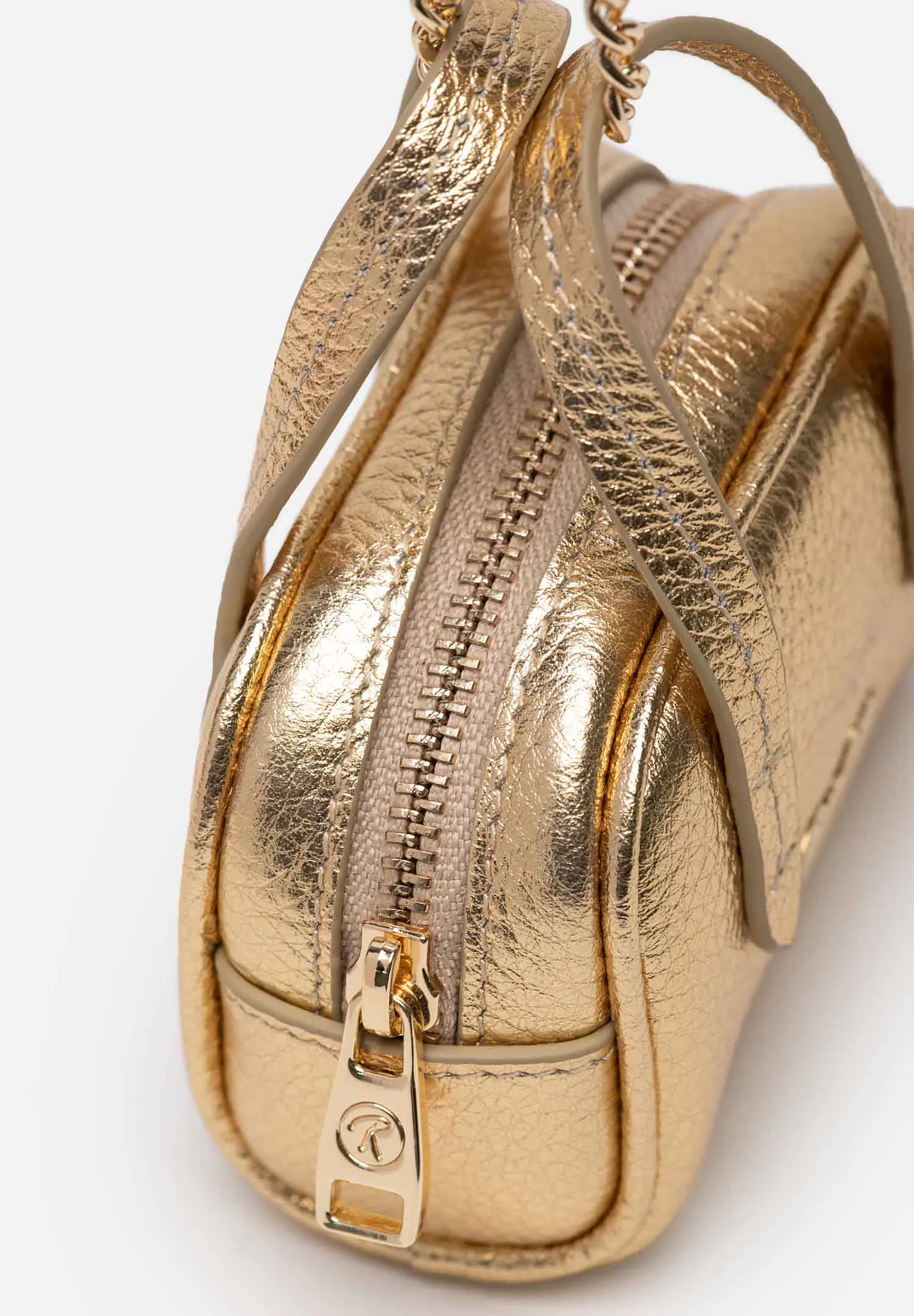 Charm Cuero Mini Bag Metallic 10