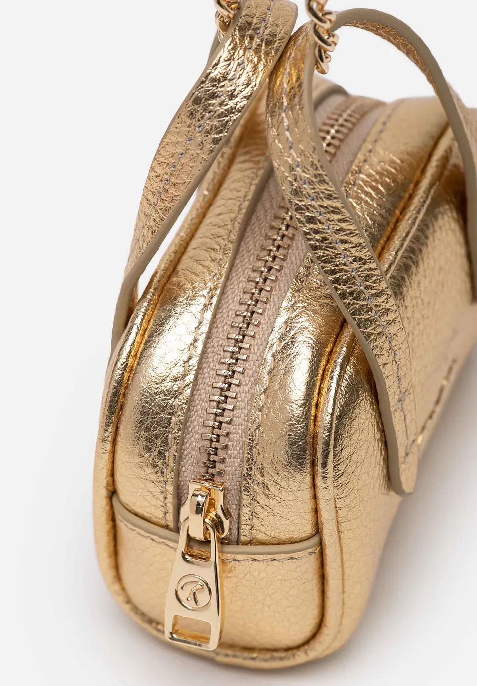 Charm Cuero Mini Bag Metallic 10