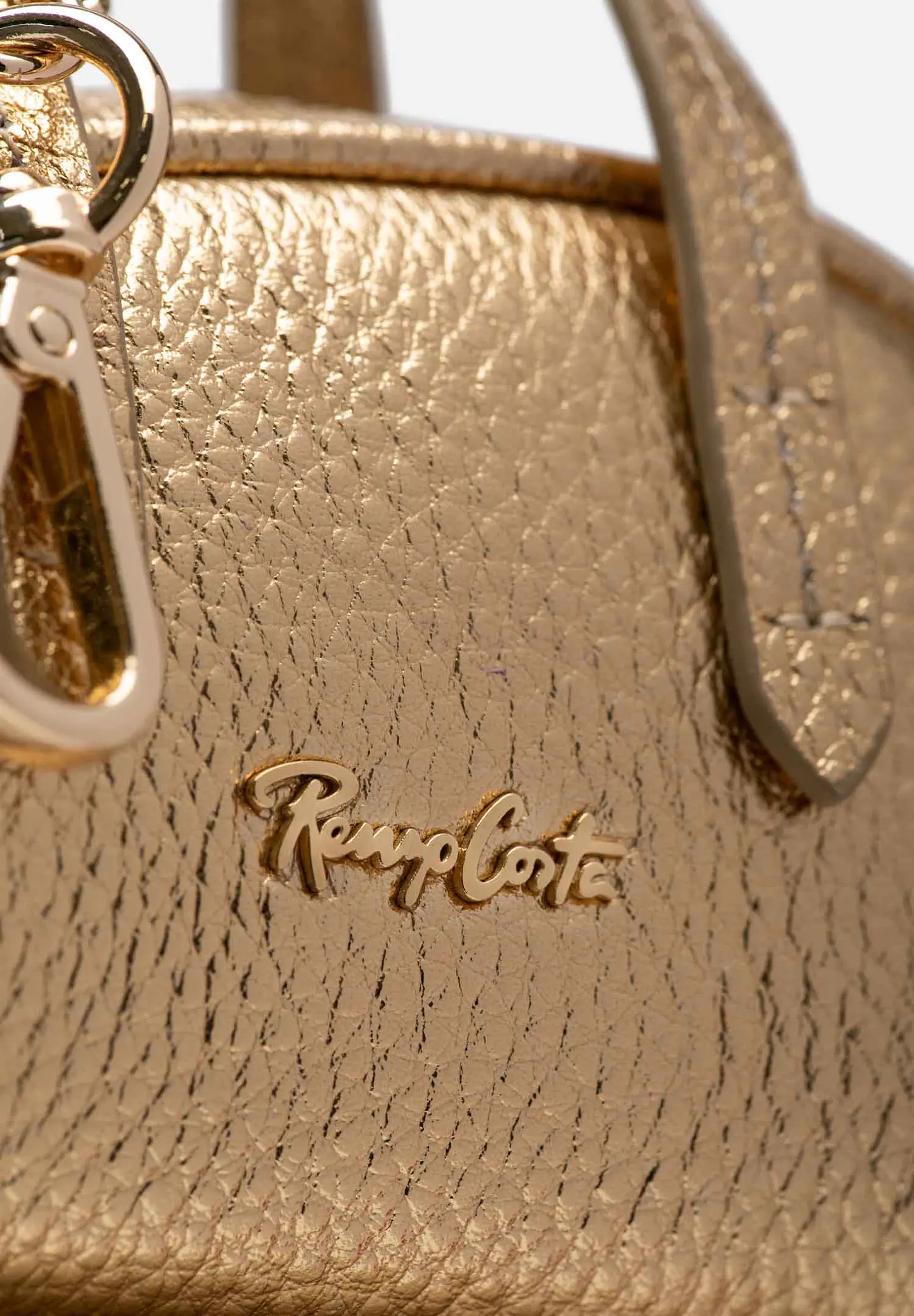 Charm Cuero Mini Bag Metallic 13
