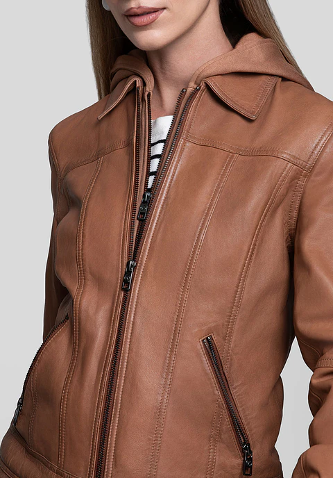 Casaca Cuero Contour