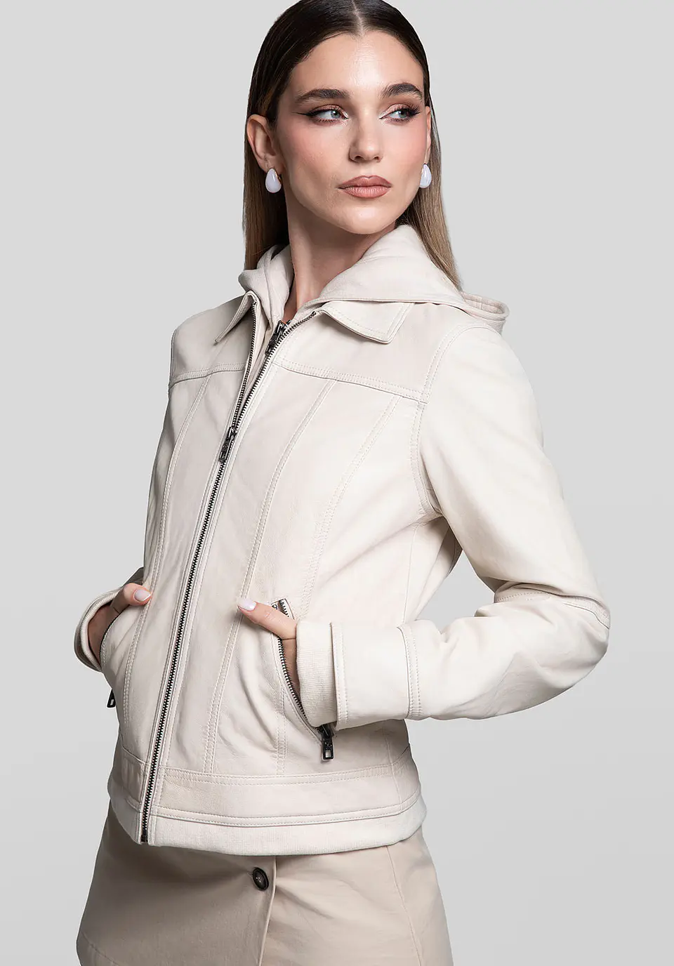 Casaca Cuero Contour 21