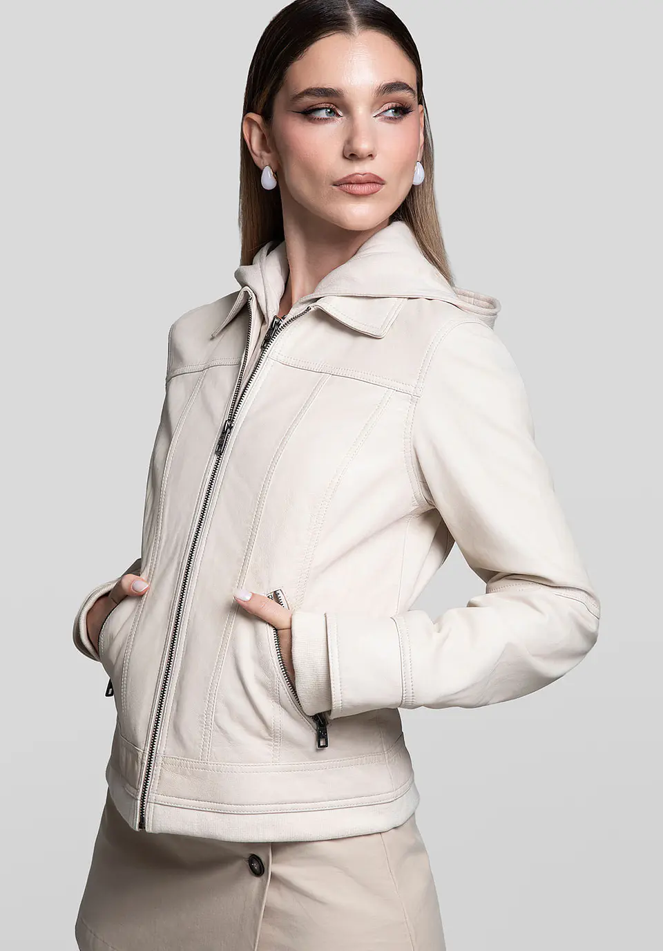 Casaca Cuero Contour 25