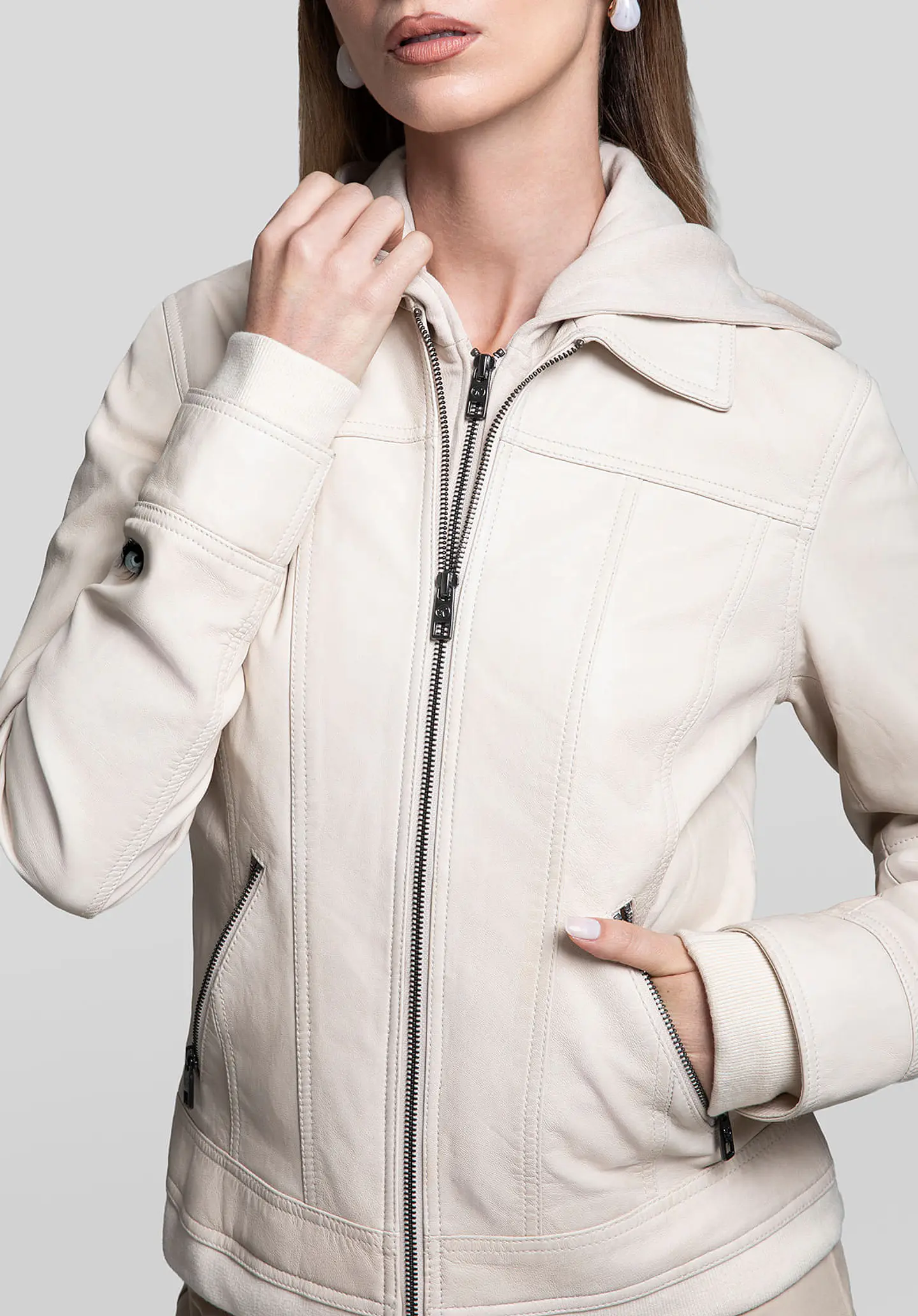 Casaca Cuero Contour 37