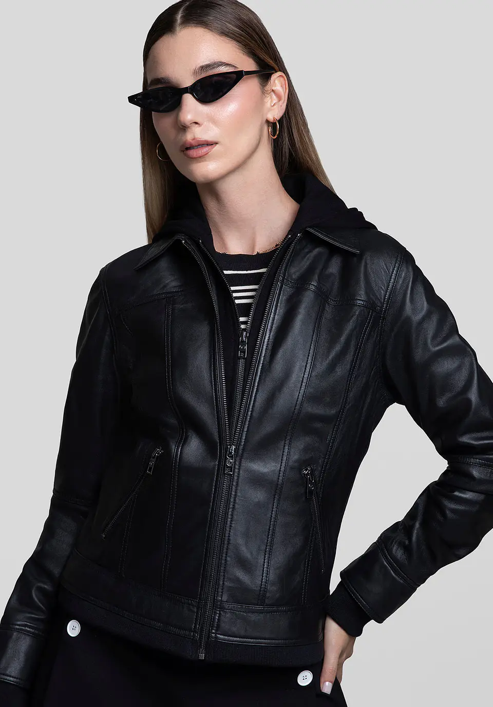 Casaca Cuero Contour 60