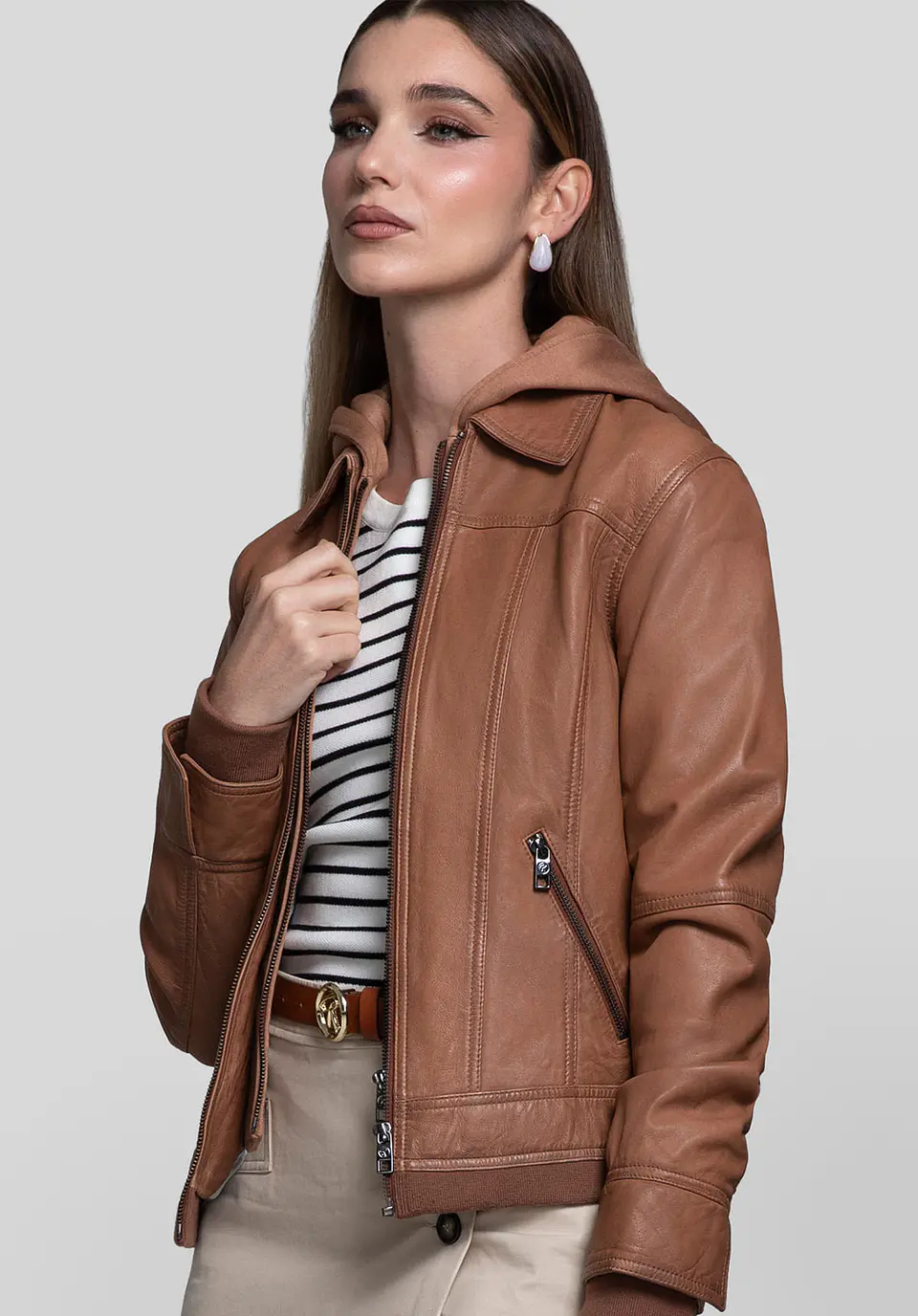 Casaca Cuero Contour 65