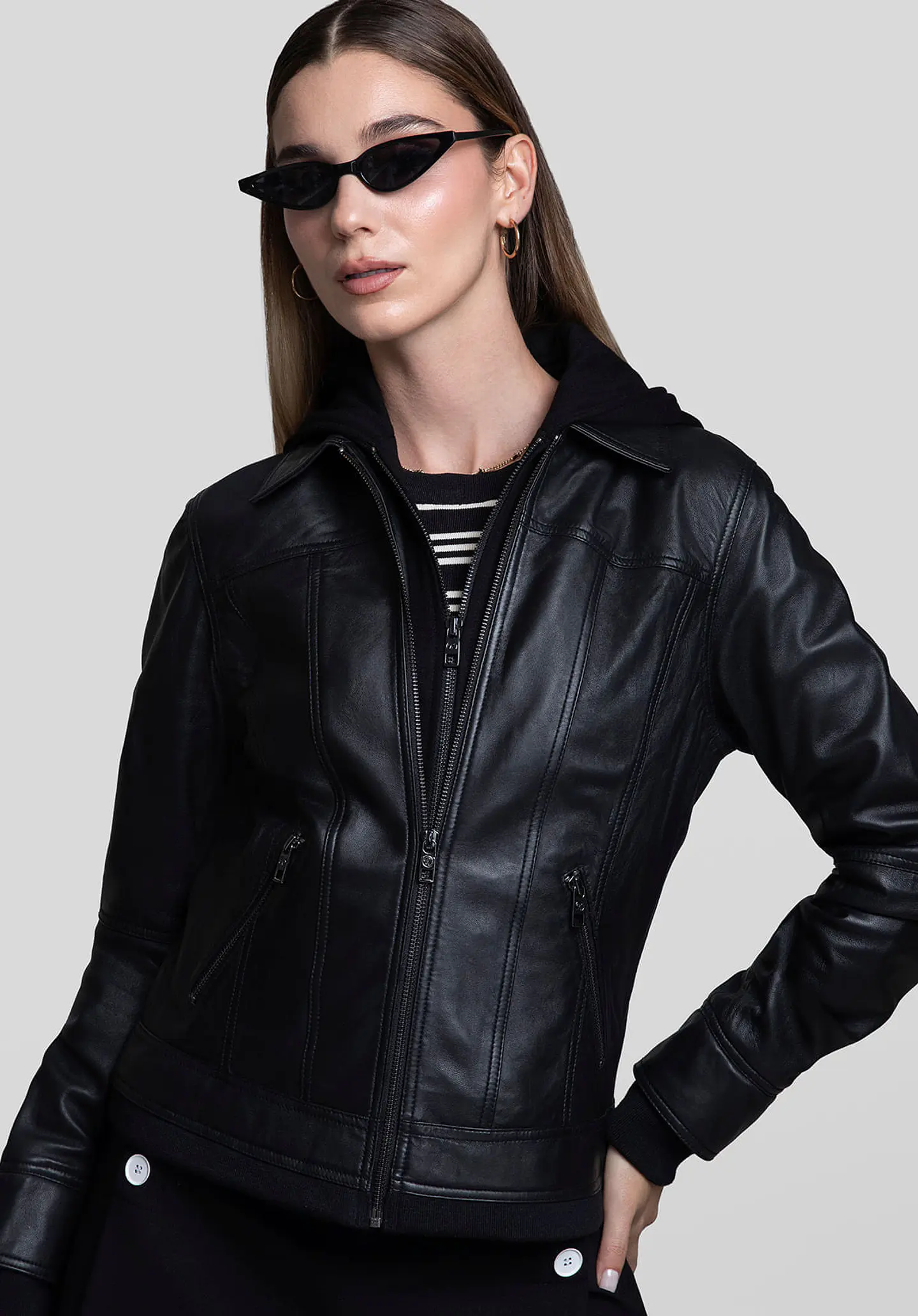 Casaca Cuero Contour 73