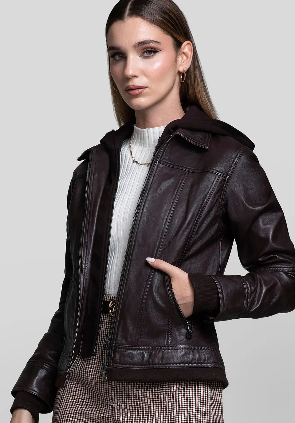 Casaca Cuero Contour 97