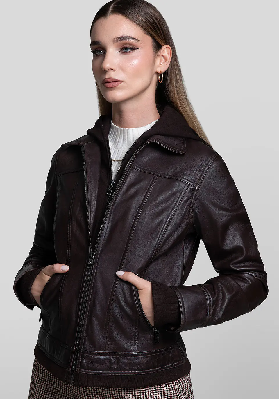 Casaca Cuero Contour 101