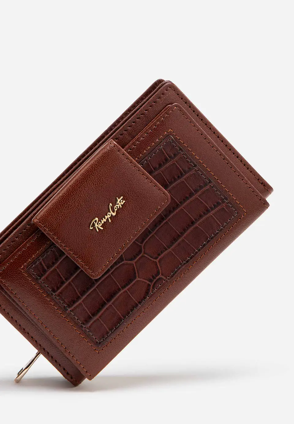 Billetera Mediana Croco Belle 9