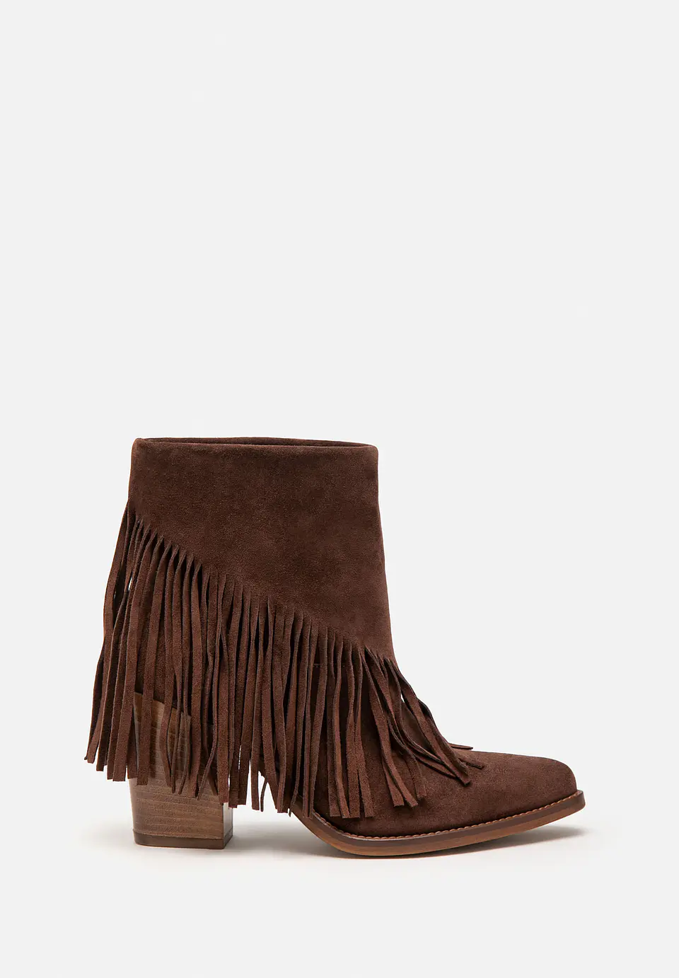 Botines Cuero Flecos 10