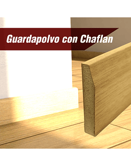 Guardapolvo Chaflan Enchapado Mara Clara 12x70x2400mm