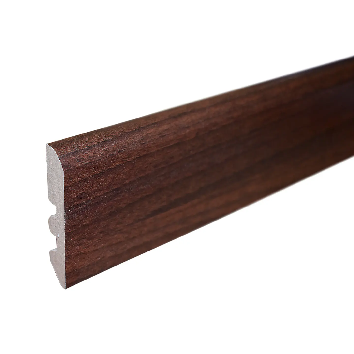 Guardapolvo GP22 MDF Folio Nogal Amazonico 12x68 mm x 2.4 m  1