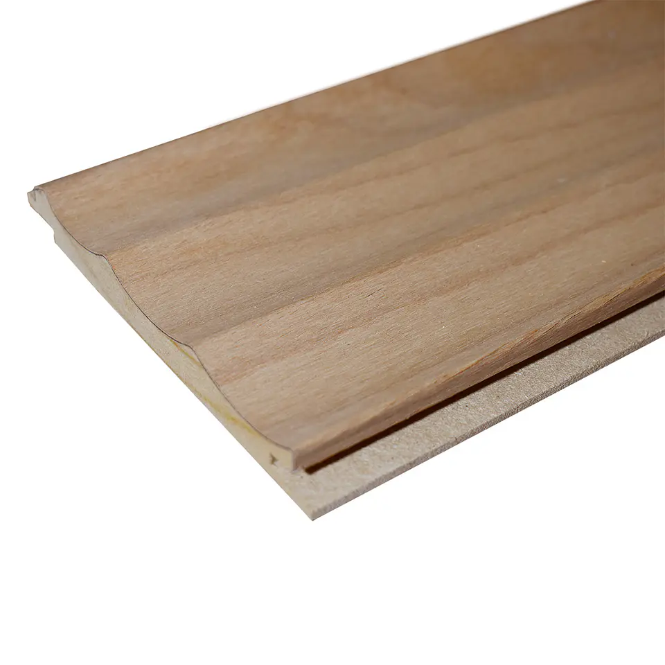 Revestimiento Interior Perfil 9M MDF Enchapado Jequetiba 15x140 mm x 2.4 m 1