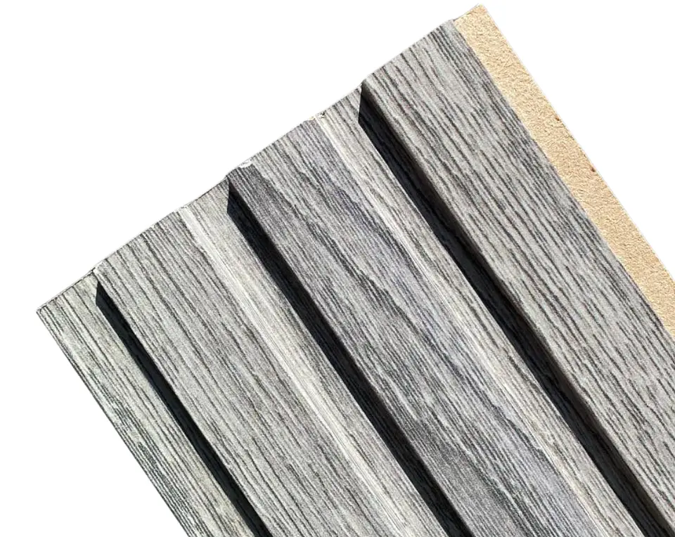 Revestimiento Interior Perfil 9Ranurado Folio Ceniza 15x120 mm x 2.4 m 1