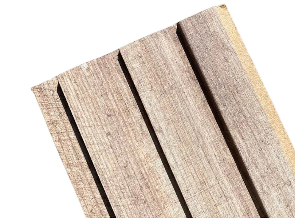 Revestimiento Interior Perfil 9Ranurado MDF Folio Pino Amelia 15x120 mm x 2.4 m 1