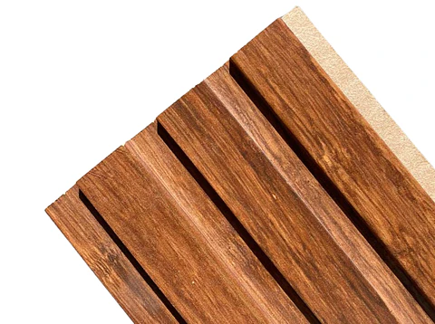 Revestimiento Interior Perfil 9Ranurado Folio Bambu Rustico 15x120 mm x 2.4 m