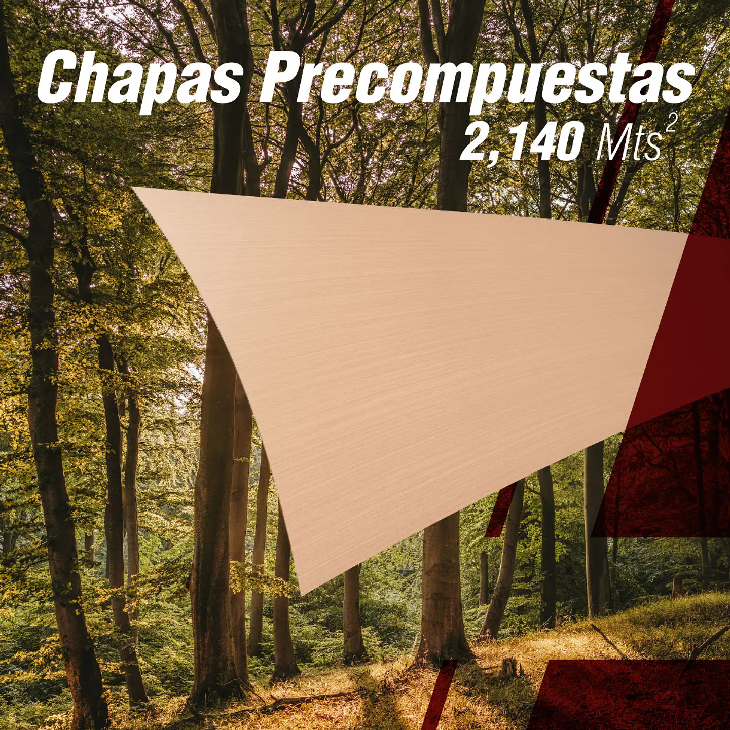  Hoja Chapa de Wengue Precompuesta 2500x650 mm. (8.125m2) 2