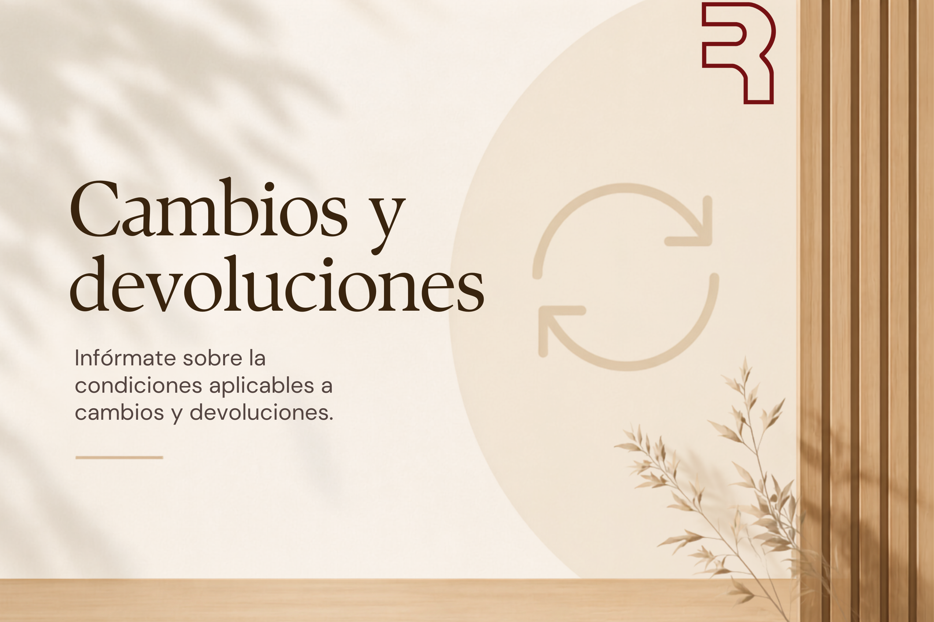 Cambios y devoluciones