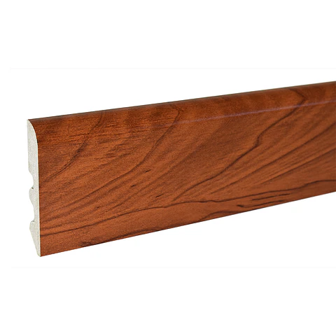 Guardapolvo GP22 MDF Folio Caoba 12x68 mm x 2.4 m 