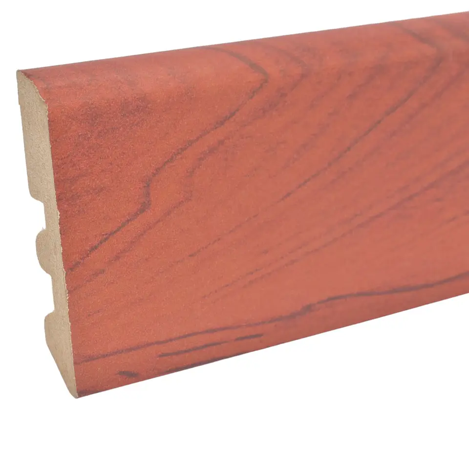 Guardapolvo GP22 MDF Folio Caoba 12x68 mm x 2.4 m  2