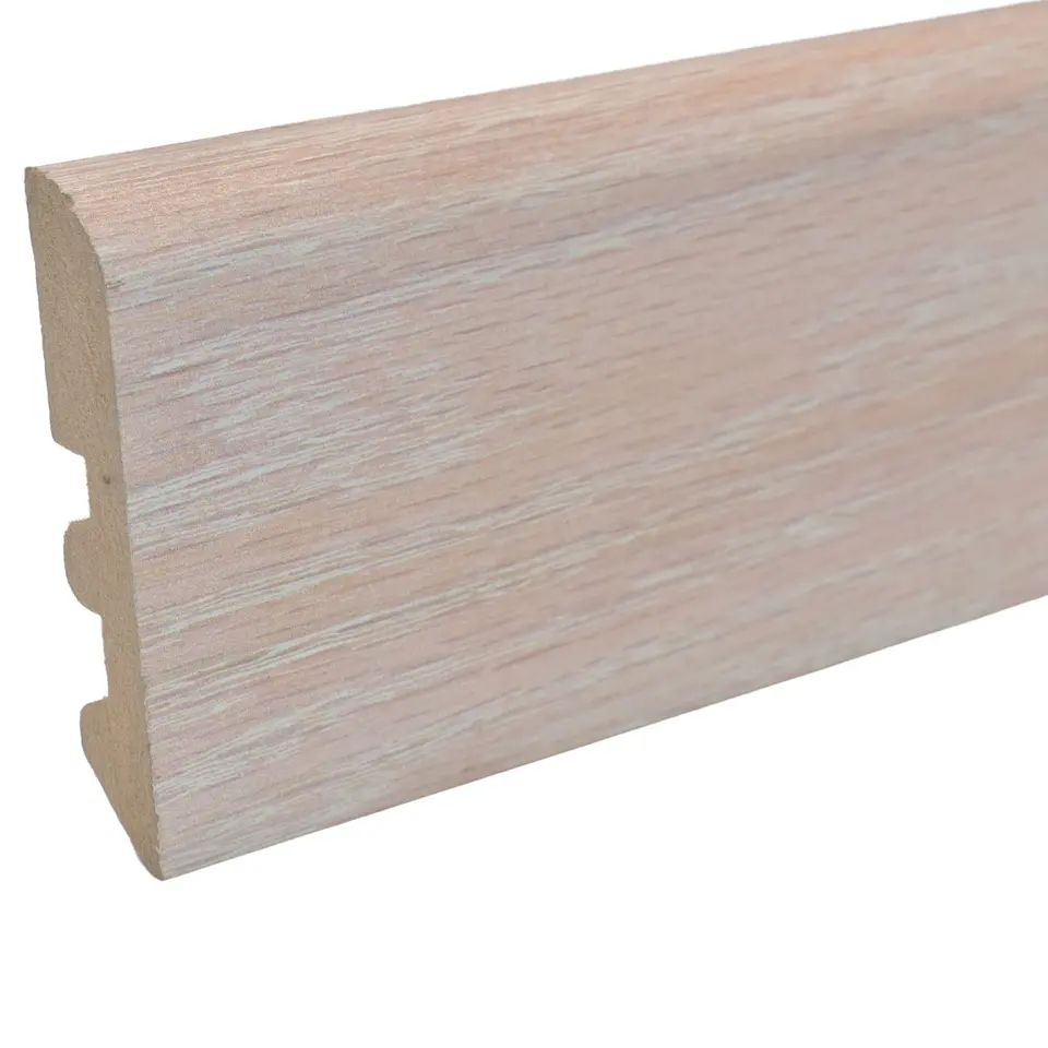 Guardapolvo GP22 MDF Fresno Rosa 12x68 mm x 2.4 m  1