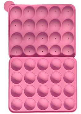 Molde Silicona Para 20 Cake Pop