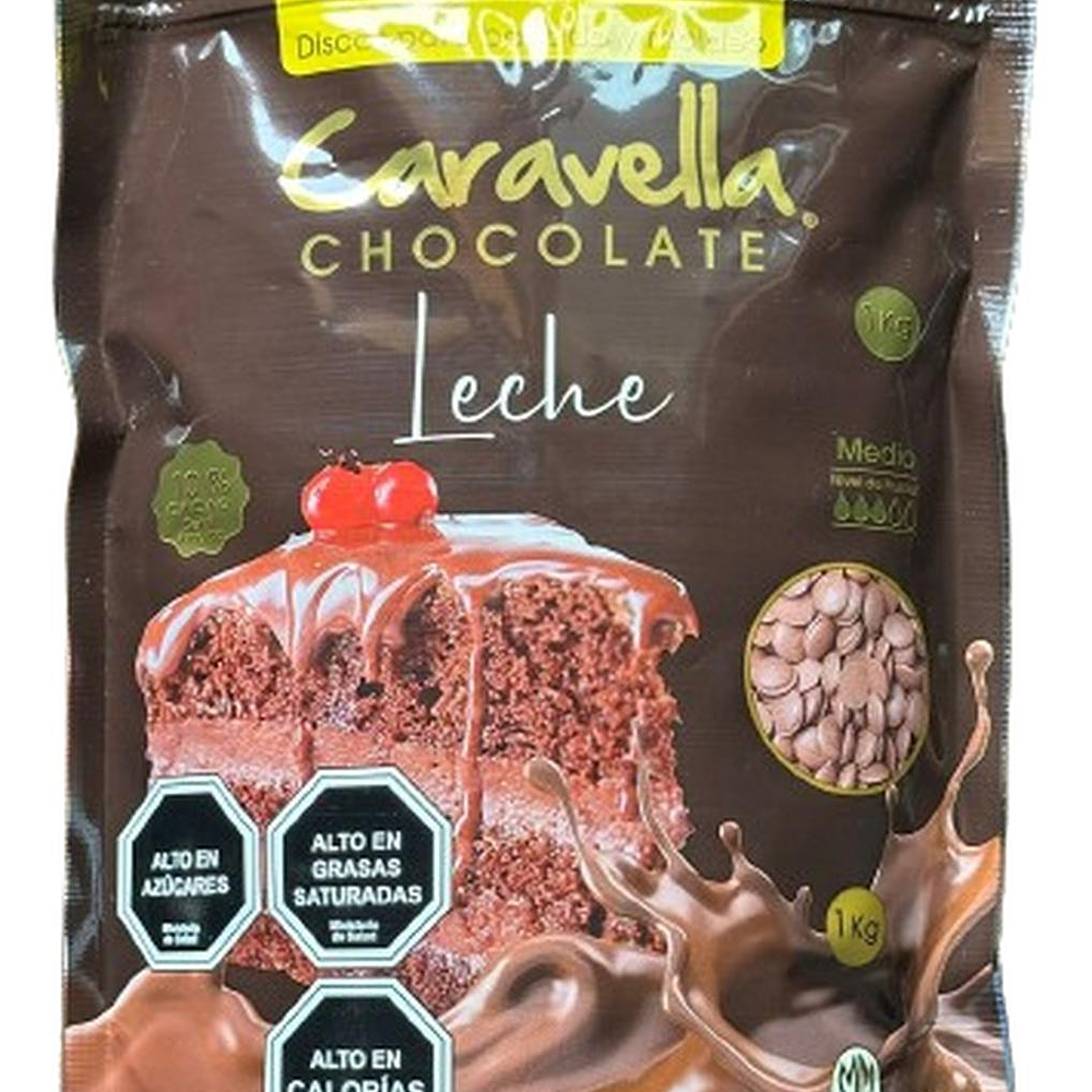 Gotas Chocolate Sucedaneo Leche Caravella 1kg