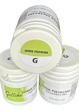 Colorante Gel Verde Pistacho Guttche 20gr