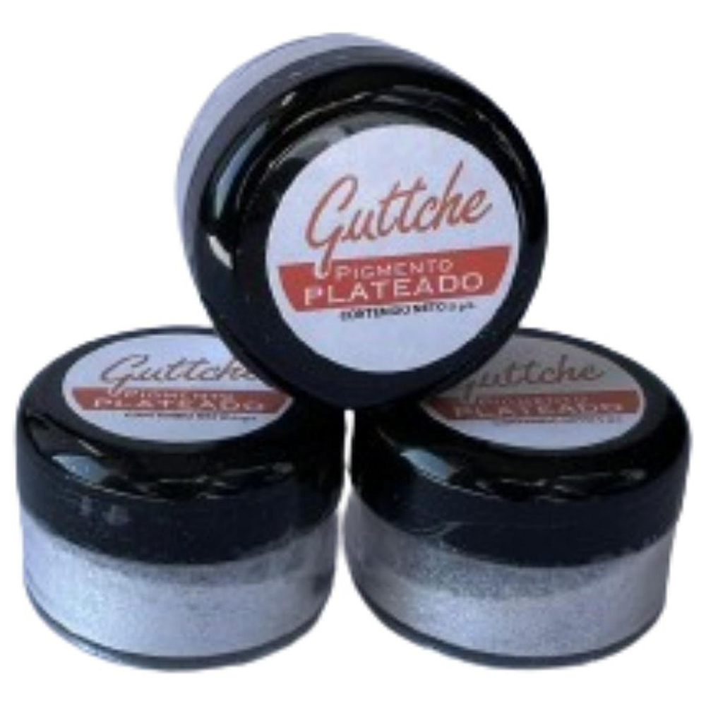 Pigmento Plateado Guttche 5gr