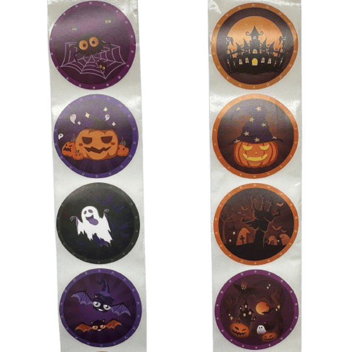 Sticker Halloween B 100 unidades 38mm