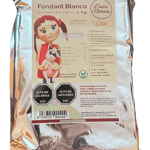 Fondant Blanco Dulce Natalie Guttche 1 Kg