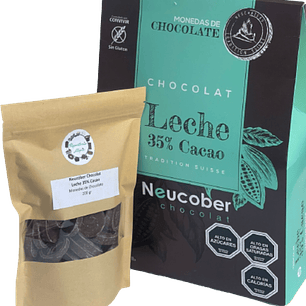 Neucober Monedas Chocolate Leche 35% Cacao 200gr