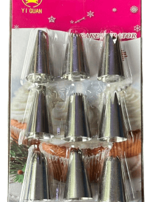 Boquilla Manga M 9 Pcs