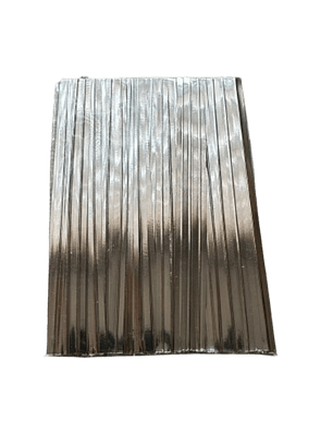 Amarra Plateada 8cm 100 unidades