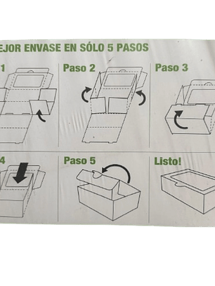 Pack 5 Caja L Carton Mcorr Ventana 23,2x15,5x6,8cm