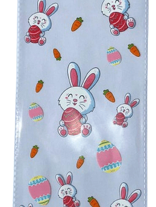 Bolsa Pascua Diseño C 12un Polipropileno 27x13cm