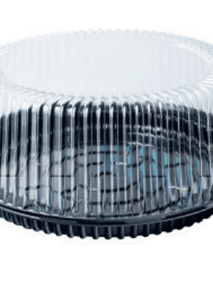 Cupula Torta Plastico Redonda 380A 33 x 13,7 cm